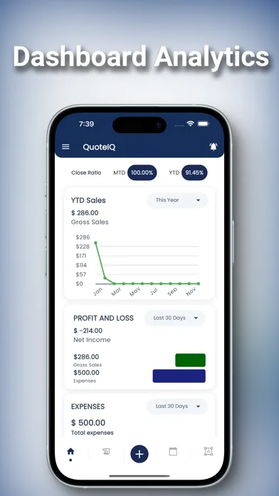 QuoteIQ: Contractor CRM screenshot 2