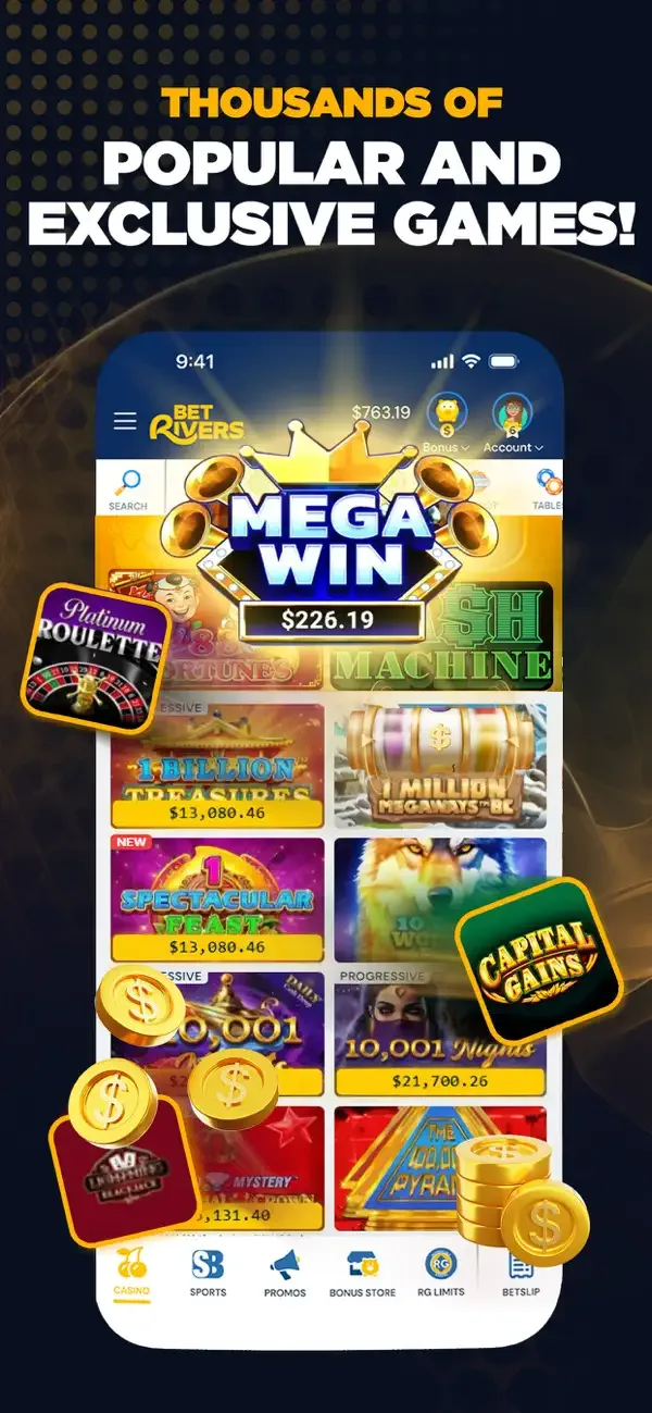 BetRivers: Casino & Sportsbook screenshot 1
