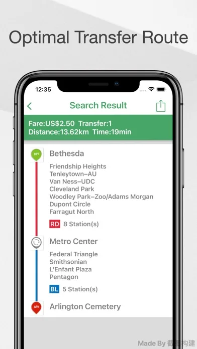 Washington DC Metro Guide screenshot 2