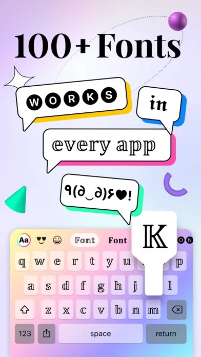 Fonts & Keyboard: Custom Skin screenshot 1