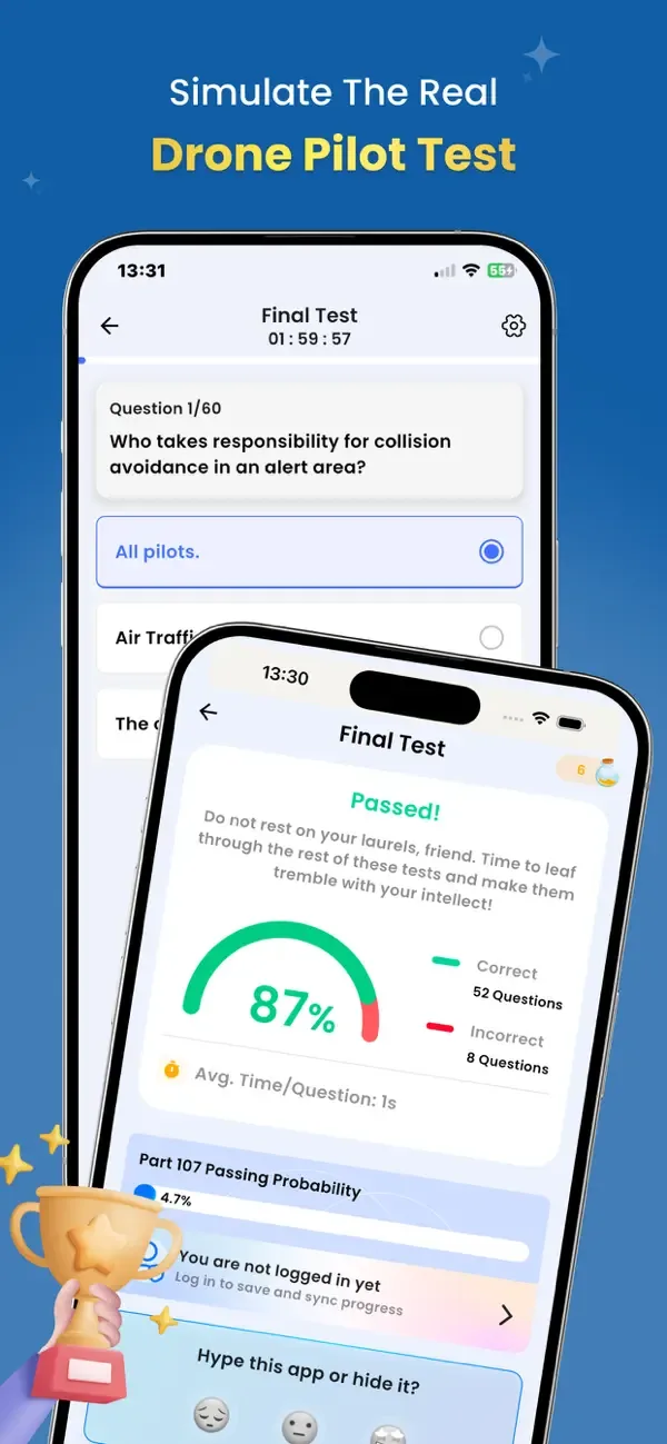 FAA PART 107 Practice Test screenshot 3