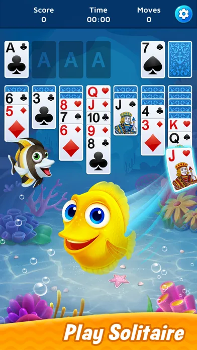 Solitaire - Fishland screenshot 1