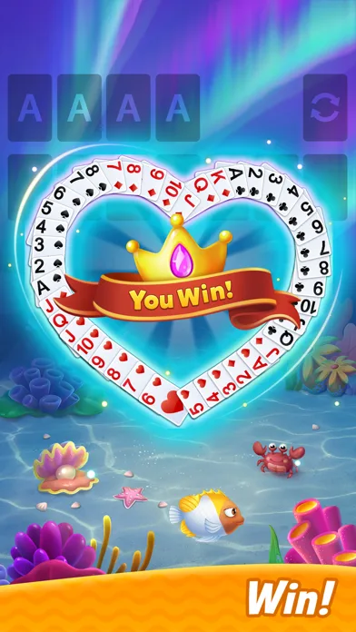 Solitaire - Fishland screenshot 2