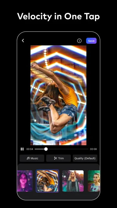 Velomingo: Velocity Edit Maker screenshot 1