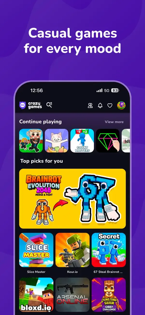 CrazyGames: Play 1500+ Games screenshot 3