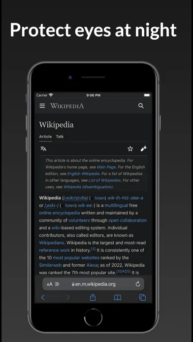 Darker - Dark Mode for Safari screenshot 1