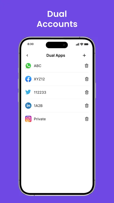 2Accounts - Dual Apps Space screenshot 4