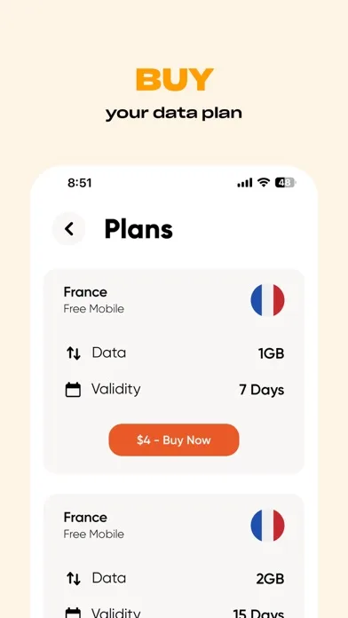 Simly - eSIM Internet Plans screenshot 3