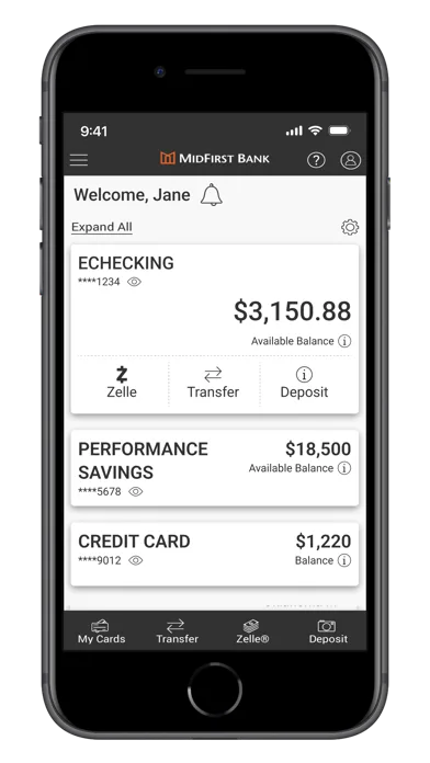 MidFirst Bank screenshot 1