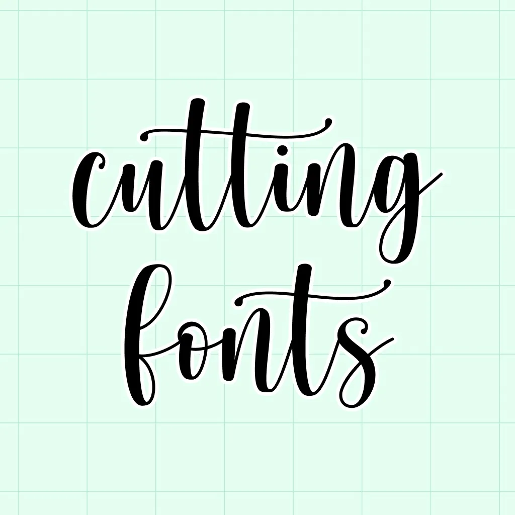 Cutting Fonts