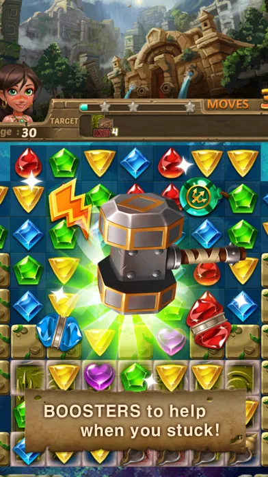 Jewels Atlantis: Puzzle game screenshot 2