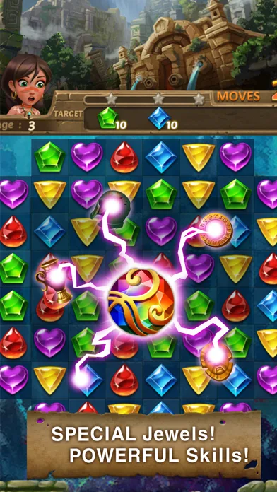 Jewels Atlantis: Puzzle game screenshot 3