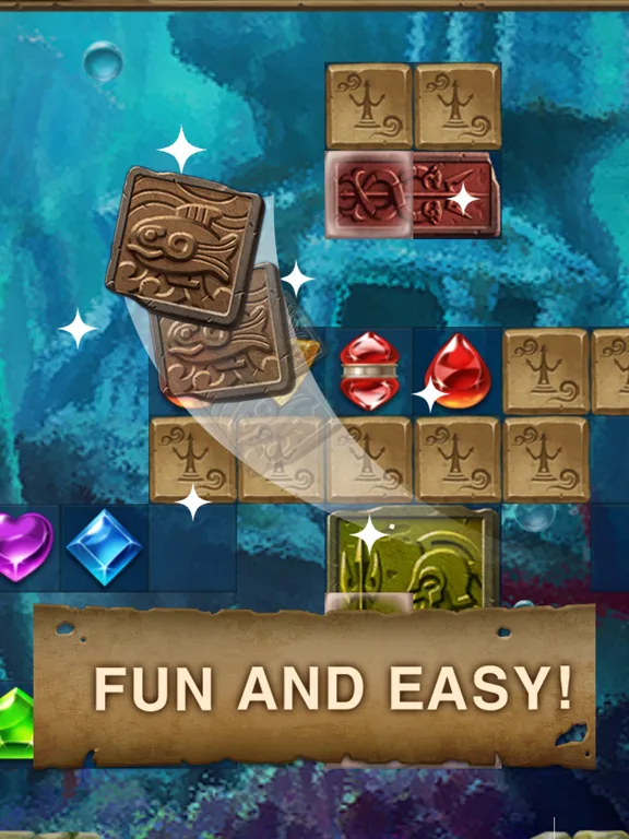 Jewels Atlantis: Puzzle game screenshot 5