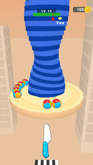 Ball Up: Knife Racing screenshot 4