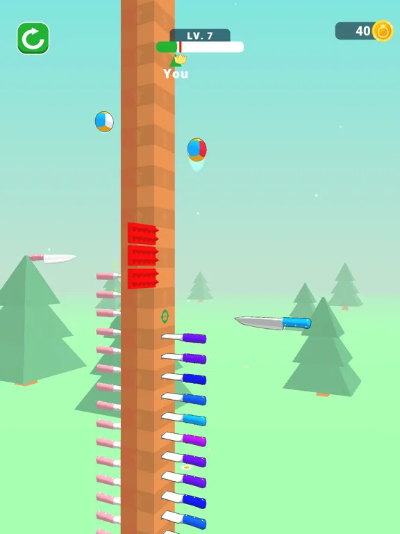 Ball Up: Knife Racing screenshot 5