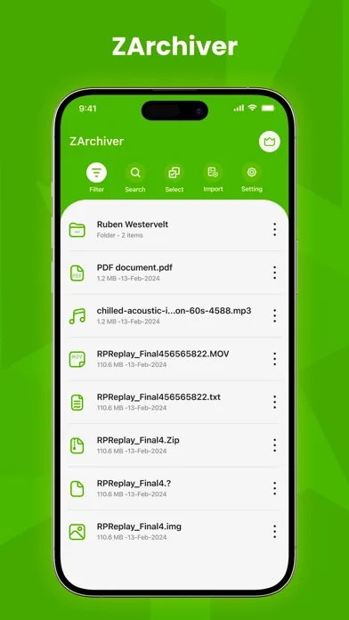 ZArchiver screenshot 1