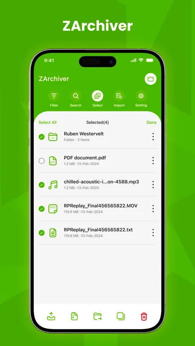 ZArchiver screenshot 2