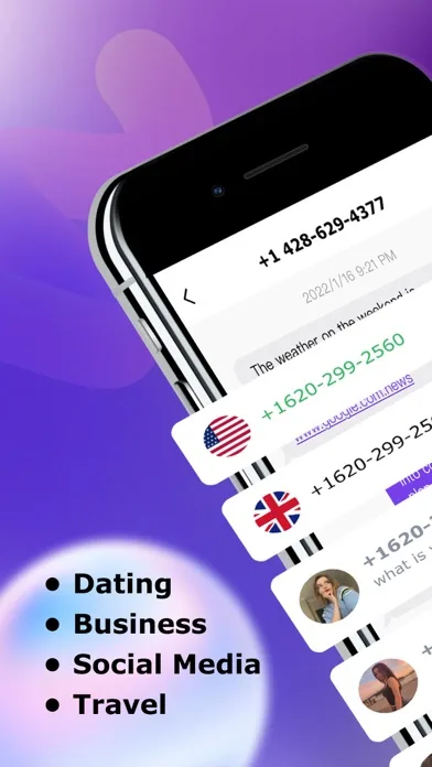 Text Number-Phone Text Message screenshot 1