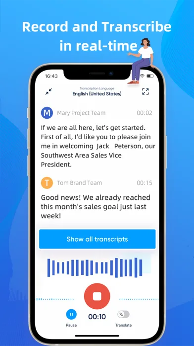 iTranscribe - Audio to Text screenshot 2