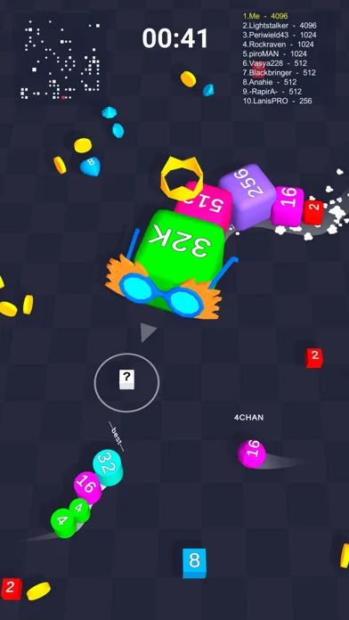 Cube Arena 2048: Worm io Games screenshot 2