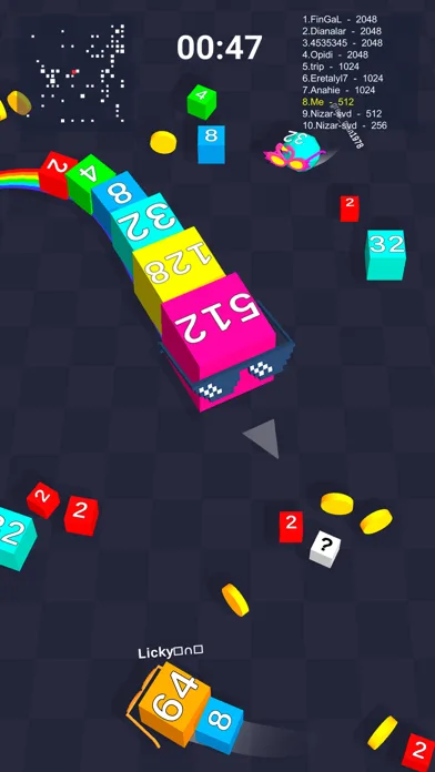 Cube Arena 2048: Worm io Games screenshot 4