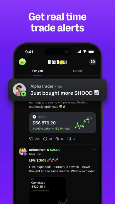 AfterHour: Social Copy Trading screenshot 3