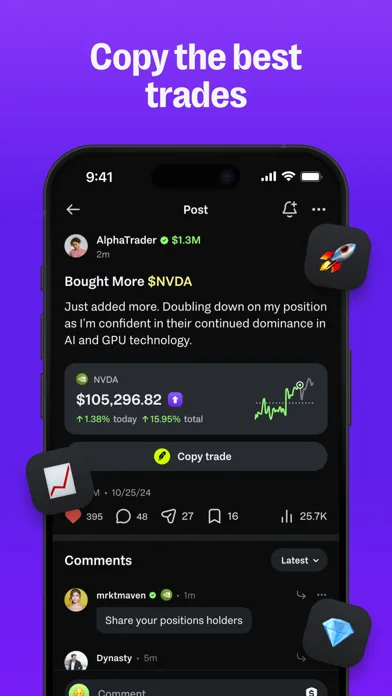 AfterHour: Social Copy Trading screenshot 5
