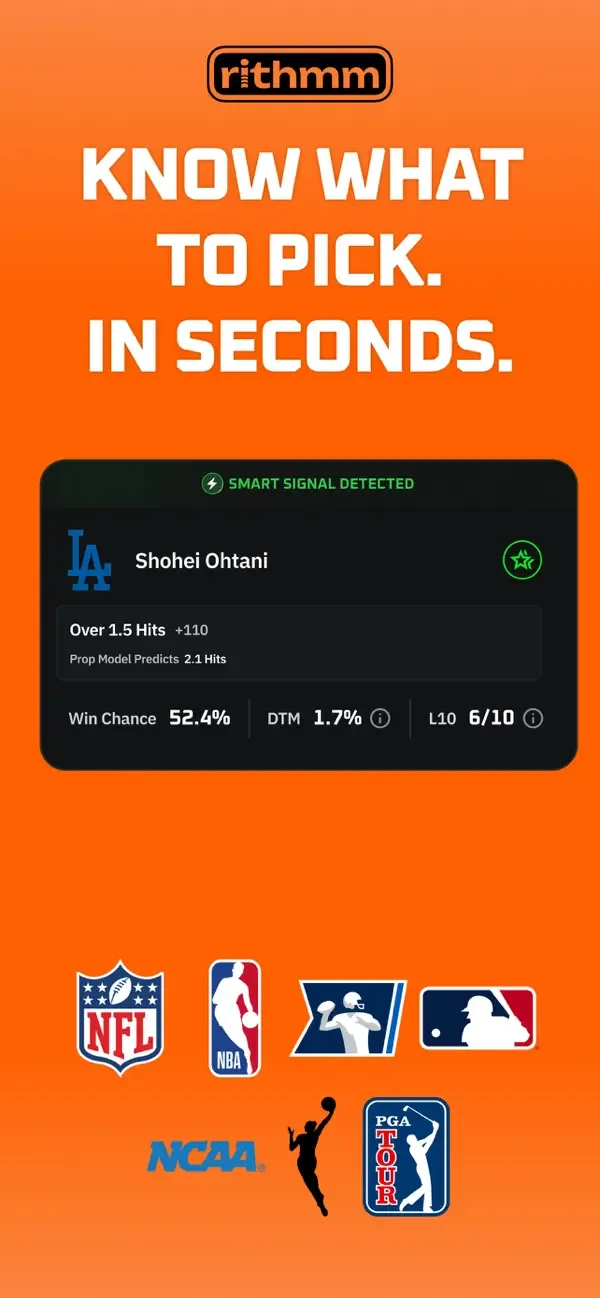 Rithmm: AI Sports Betting screenshot 1