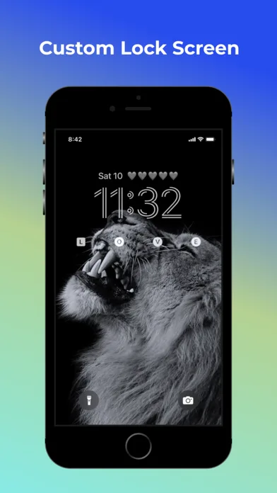 Lock Screen 26 - Top Widgets screenshot 1