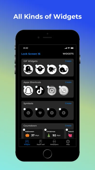 Lock Screen 26 - Top Widgets screenshot 2