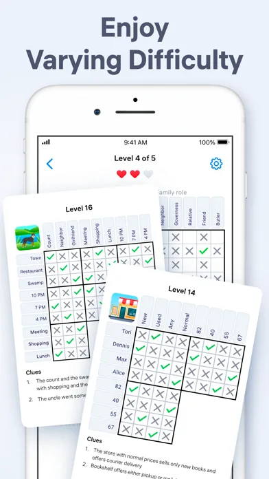 Logic Puzzles - Clue Game screenshot 4