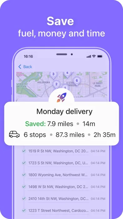 Optiway Multi Stop Planner screenshot 2