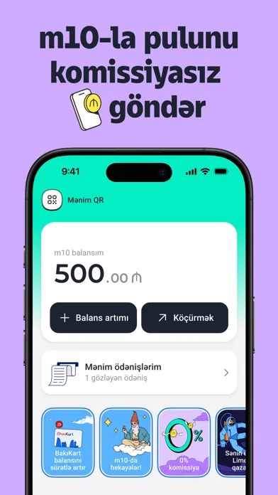 m10 — Digital Wallet screenshot 1