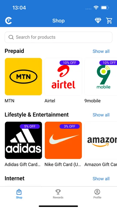 Carry1st Shop - Vouchers screenshot 1