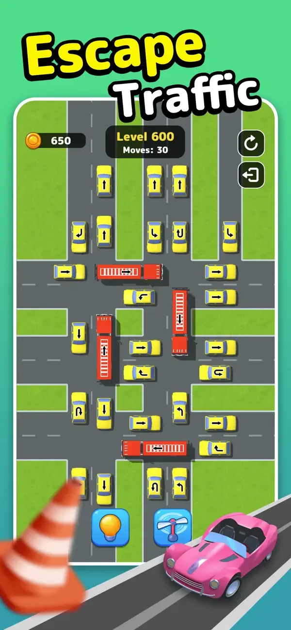 3D Car Game: Parking Jam screenshot 2