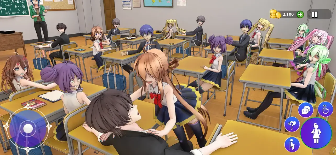 Anime Girl Life Simulator 3D screenshot 1
