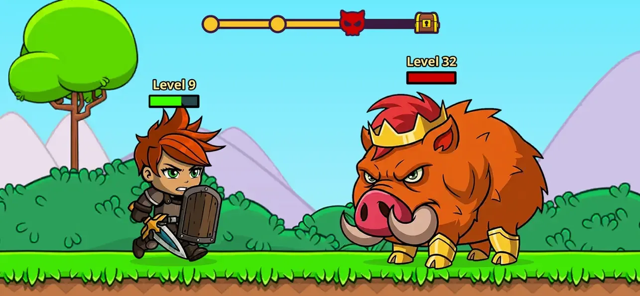 Knight Hero Adventure idle RPG screenshot 1