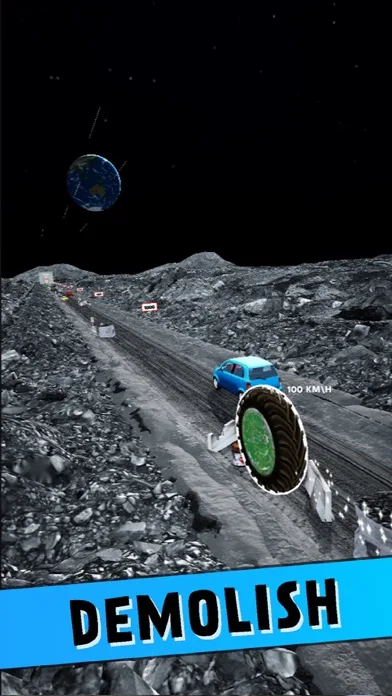 Crazy Tire - Reach the Moon screenshot 2