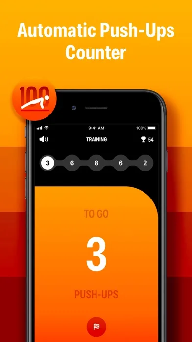 Push Up Counter - 100 Pushups screenshot 1