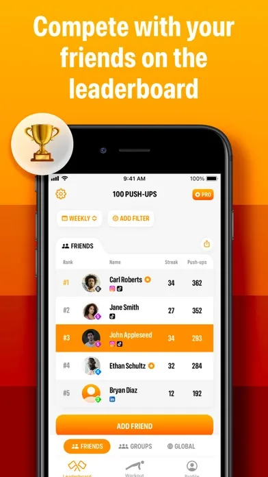 Push Up Counter - 100 Pushups screenshot 3