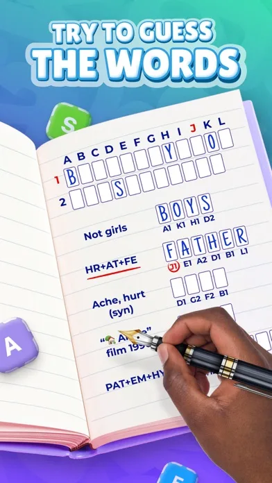 Acrostics－Daily Crossword Game screenshot 1