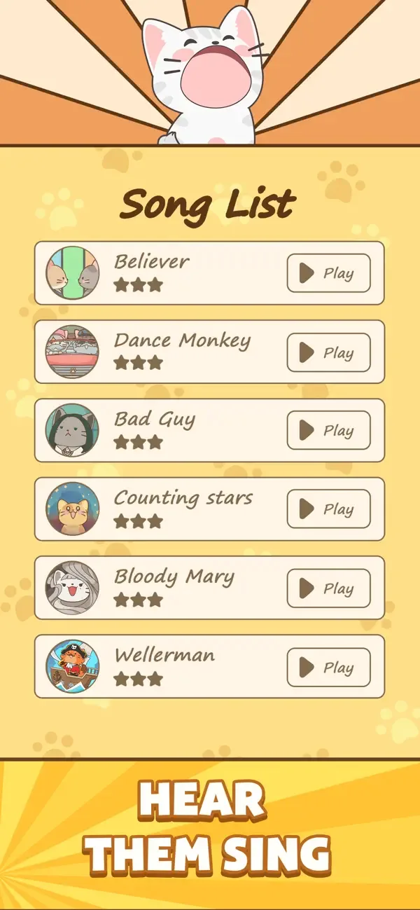 Duet Cats: Rhythm Meow Game screenshot 2