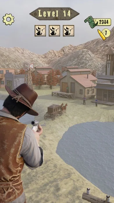 Wild West Sniper: Cowboy War screenshot 3
