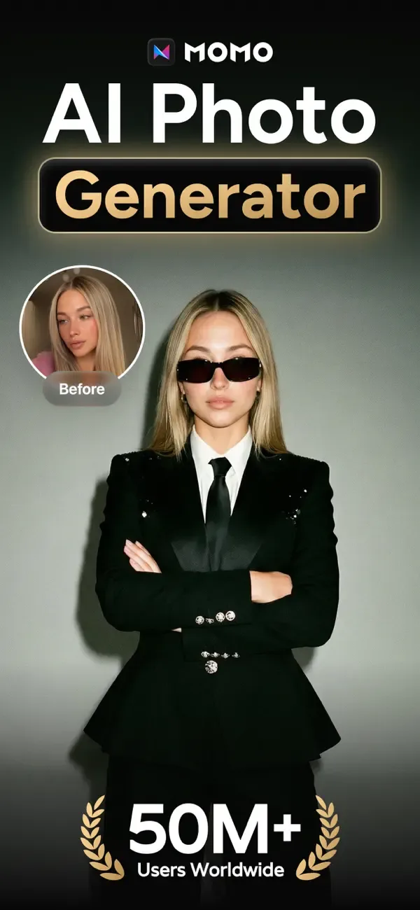 Momo: AI Photo & Video Maker screenshot 1