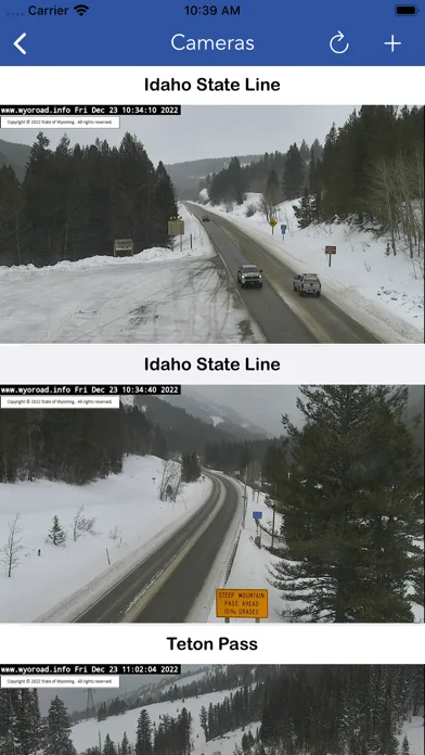 Wyoming Road Conditions screenshot 2