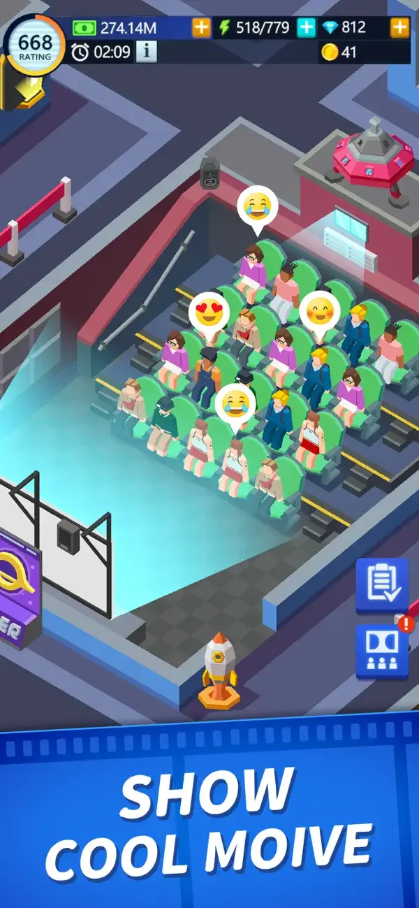 Idle Cinema Empire: Idle Games screenshot 1