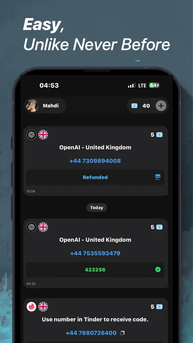 VSim: SMS Verification Code screenshot 3