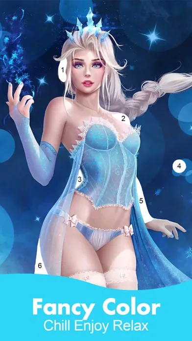 Fancy Color - Paint by Number screenshot 1