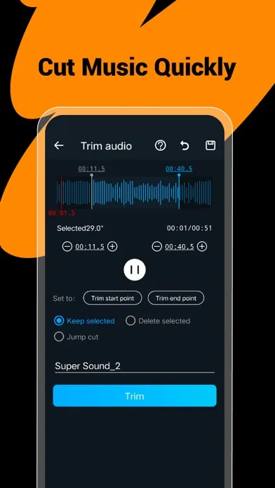 Music Editor Cut MP3 Converter screenshot 4