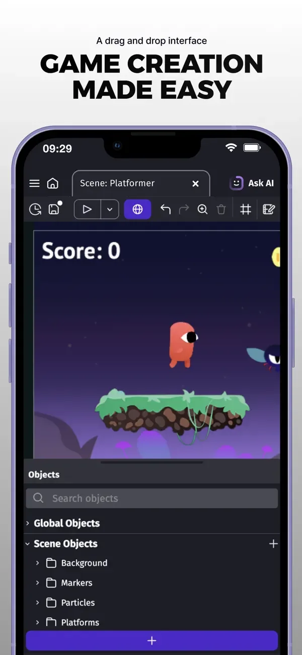 GDevelop - Create & Play Games screenshot 2